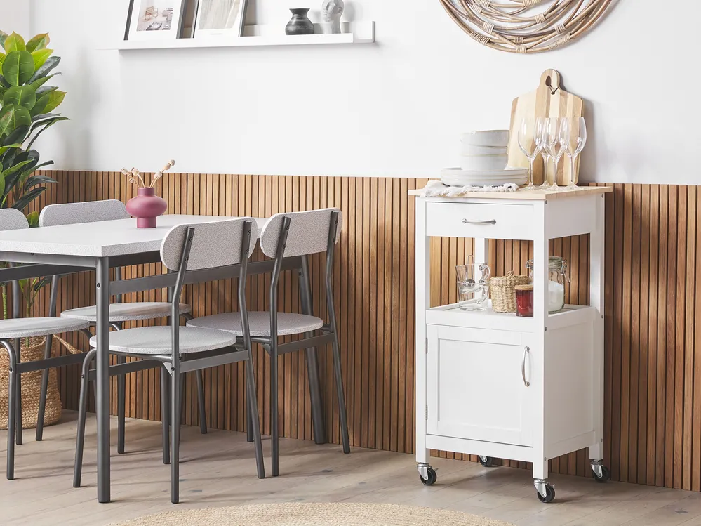 Kitchen Trolley SIENA White