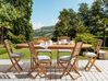 Set of 6 Garden Chair Cushions TOLVE 39 x 31 cm Light Blue