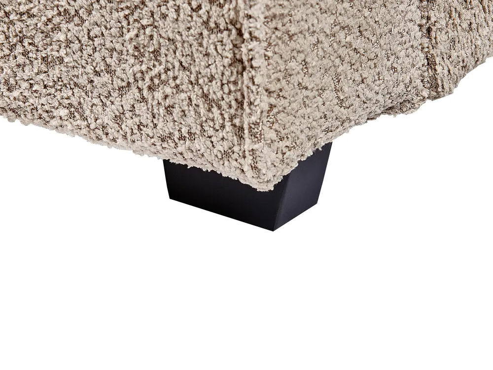 Bed Boucle MIRANDE 160 x 200 cm (EU King Size) Taupe_943351