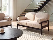 Sohva 2-istuttava PILARNE Buklee Beige_1159291