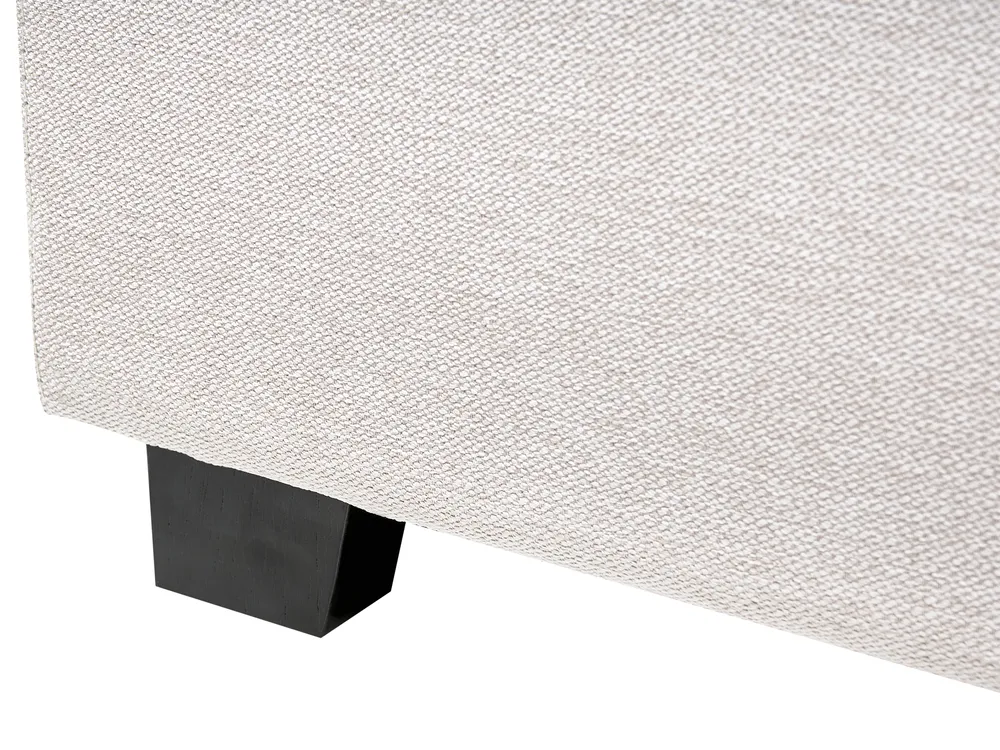 Bed Fabric ROUEN 160 x 200 cm (EU King Size) Light Beige_996696