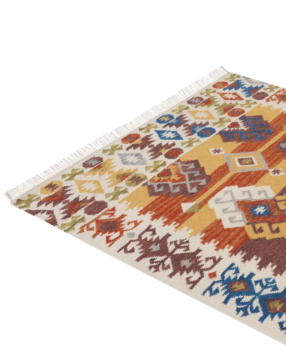 Matta VOSKETAP Flerfärgad 160 x 230 cm Kelim Ull_859372