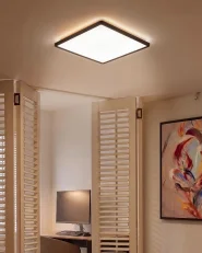 LED Ceiling Lamp TIVORA with Remote with Dimmer Black_1131931