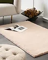 Fuskpälsmatta MIRPUR Beige 80 x 150 cm