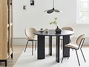Dining Table COSMO Black 120 cm 120 cm_1175992