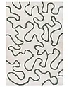 Rug KAPPAR Light Beige 160 x 230 cm Viscose