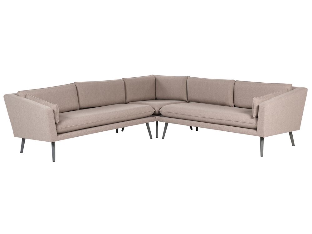 Trädgårdshörnsoffa 5-sits LORETELLO Beige