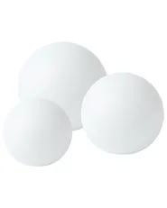 Set of 3 Solar Outdoor LED Ball Lamps LOBAINA with Remote White_960780