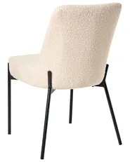 Set med 2 stolar MALIN Bouclé Ljusbeige_987074