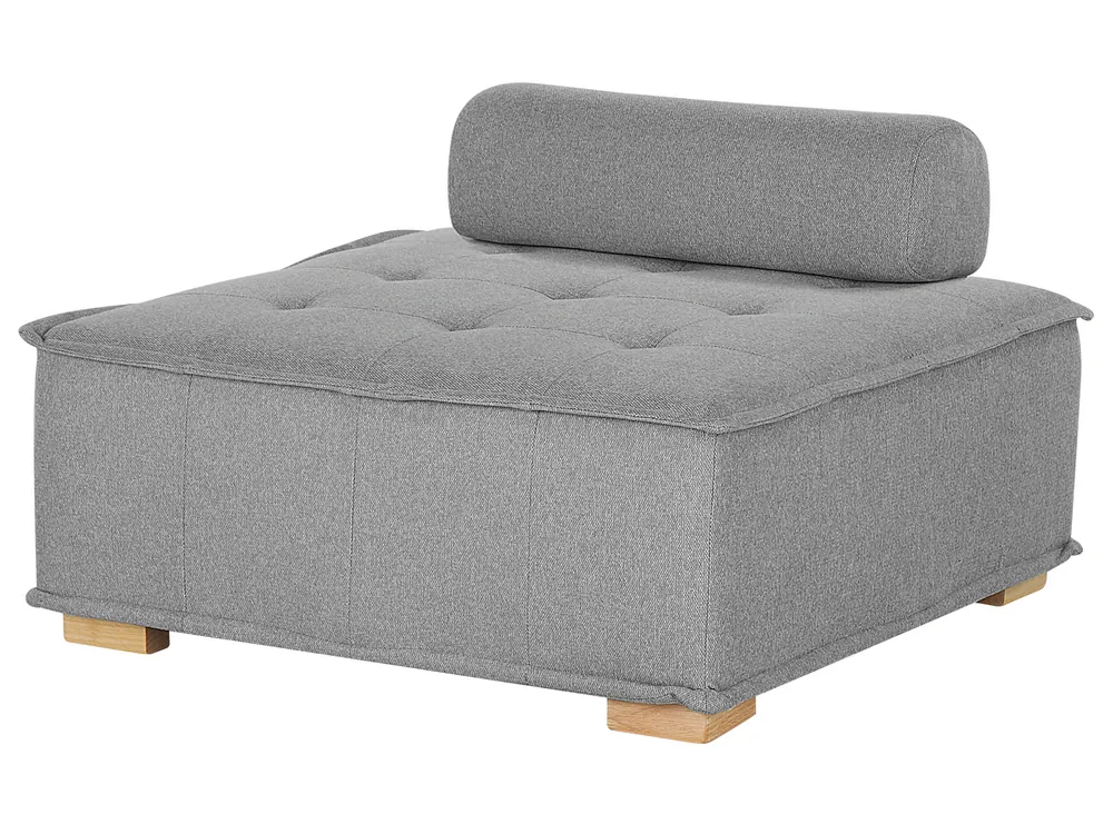 Modular Corner Sofa 4 Seater TIBRO Fabric Grey Right Hand_825615