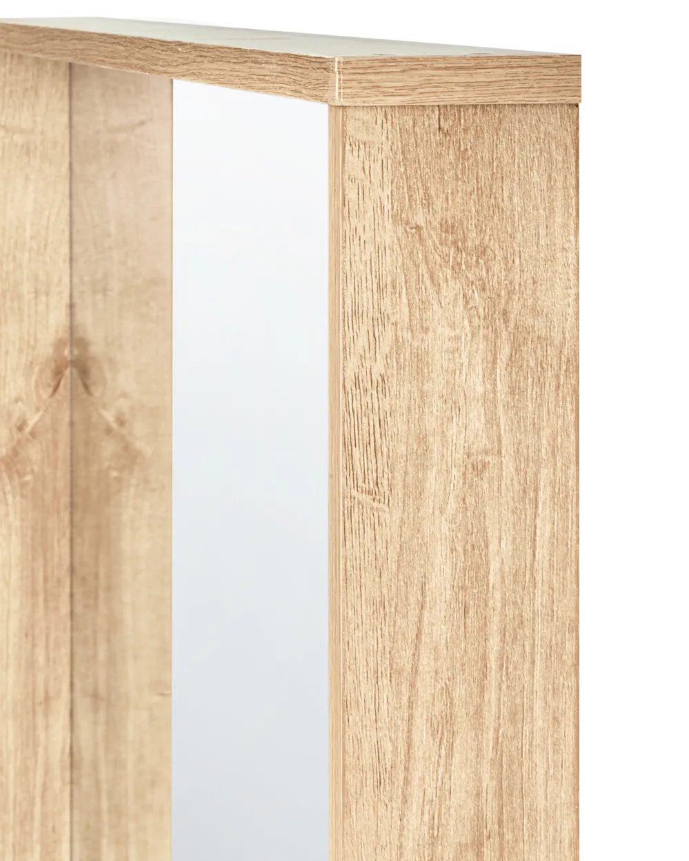Wall Mirror ROSELL 80 cm 65 cm Light Brown_952925