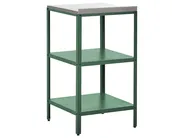 3 Piece Outdoor Kitchen Set with Sink VILAMA Green Metal_974398