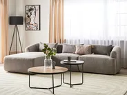 Corner Sofa 3 Seater SVANSELE Fabric Taupe Right Hand_901625