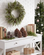 Set med 4 LED-ljus IVRESSE 15/12 cm Kotte Brun_1085191