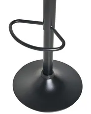 Set of 2 Bar Stools MEEDER Swivel Faux Leather Light Beige_1011293