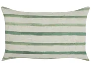 Throw Cushion KAFRA 30 x 50 cm Green Striped_902157
