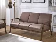 Sofa 3 Seater ASNES Fabric Brown_786879