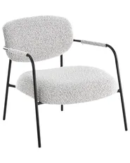 Armchair AUSVIKA Fabric Black/ White_994934