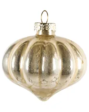 Set of 24 Baubles WINTERLIGHT Glass Rose Gold_1028483