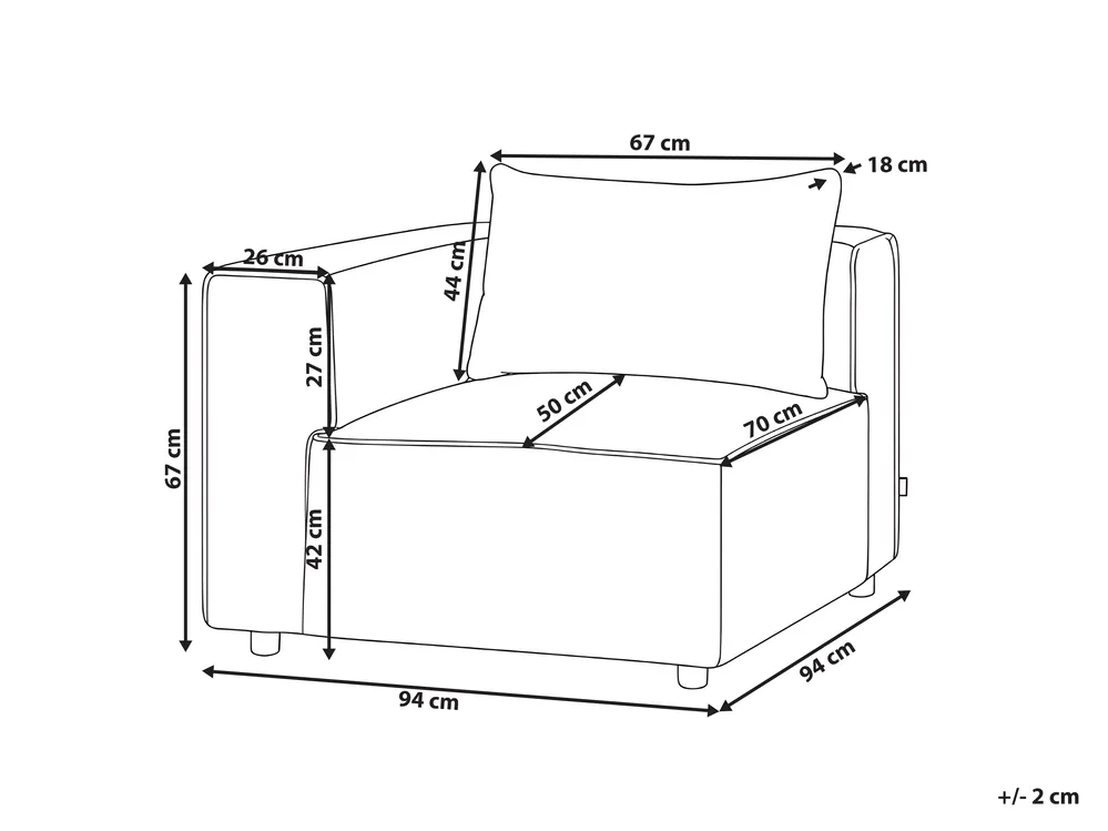 Corner Seat AXEBO Boucle Brown_1075776