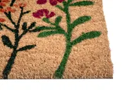 Doormat TEKKONA Natural 45 x 75 cm Flower Coir_1050309