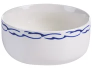 Set of 12 Dinnerware AMCHUR Porcelain White/ Blue_1063944
