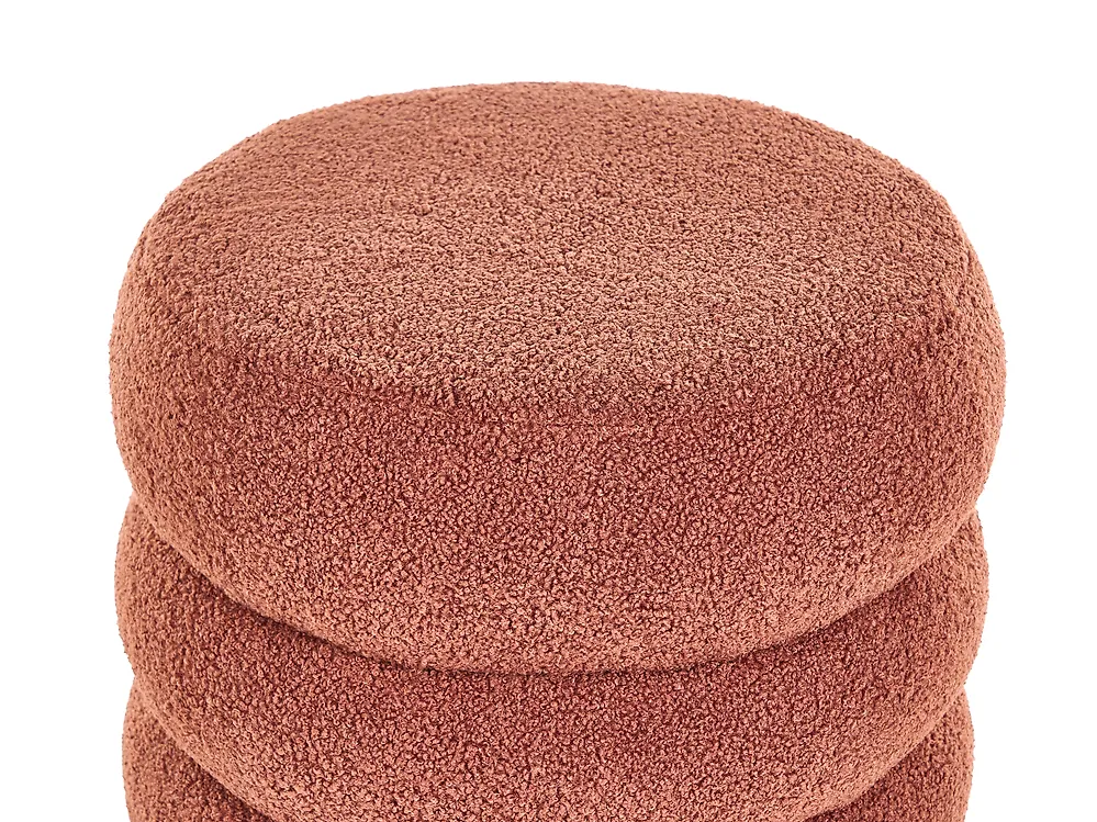 Pouffe SUMPTER Boucle Golden Brown_1176547