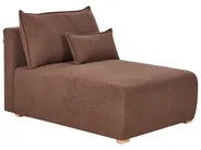 Modular Corner Sofa NERBO Boucle Brown Left Hand_1034419