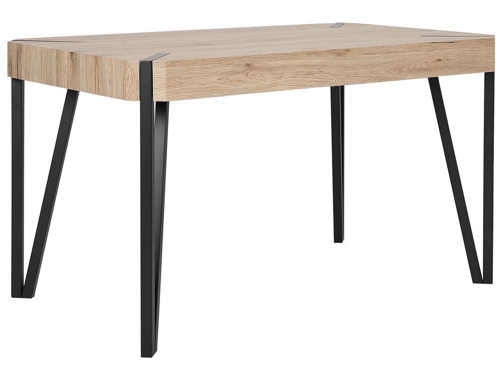 Ruokapöytä CAMBELL Vaaleanruskea 130 cm 80 cm