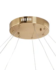 LED-kattokruunu PERQUENO metalli Kulta_919431