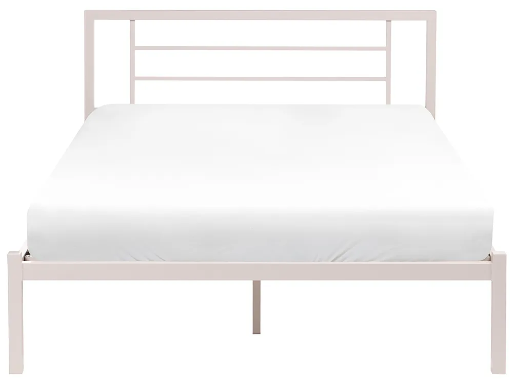 Sänky Metalli CUSSET 120 x 200 cm Vaaleanbeige_1162057
