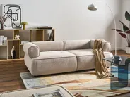 Sofa 3 Seater SALLA Boucle Beige_1058059