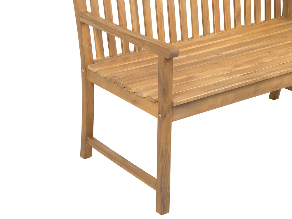 Garden Bench VIVARA 160 cm Certified Acacia Wood Light Brown_751354