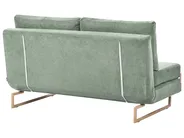 Living Room Set 6 Seater JERSLEV Fabric Light Green_1013655