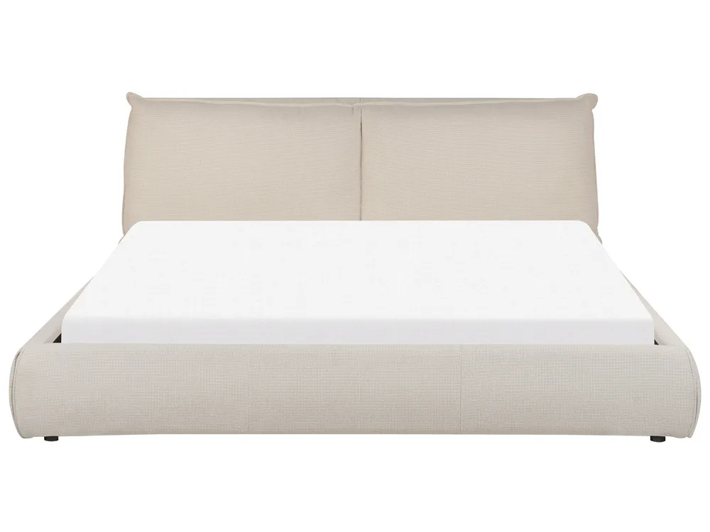 Säng med lamellram  VINAY 180 x 200 cm Beige_880066