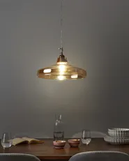 Pendant Lamp ALIKOS Glass Gold_693989