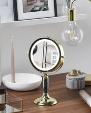 Meikkipeili LED-valo BAIXAS Kulta_813666