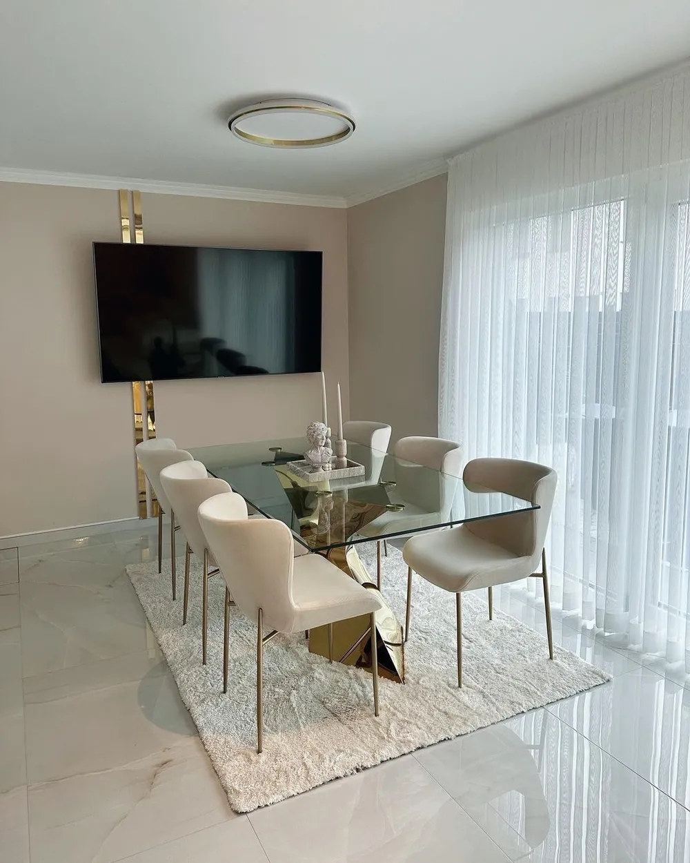 LED Ceiling Lamp TAPING Metal Gold_883512