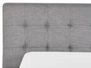 Bed Fabric LILLE 160 x 200 cm (EU King Size) Grey_72596
