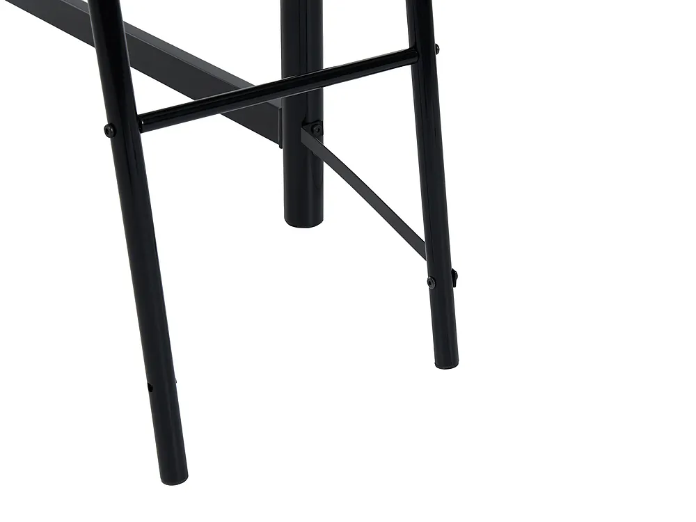 High Sleeper Bed CHASSORS 90 x 200 cm (EU Single) Black_1136616