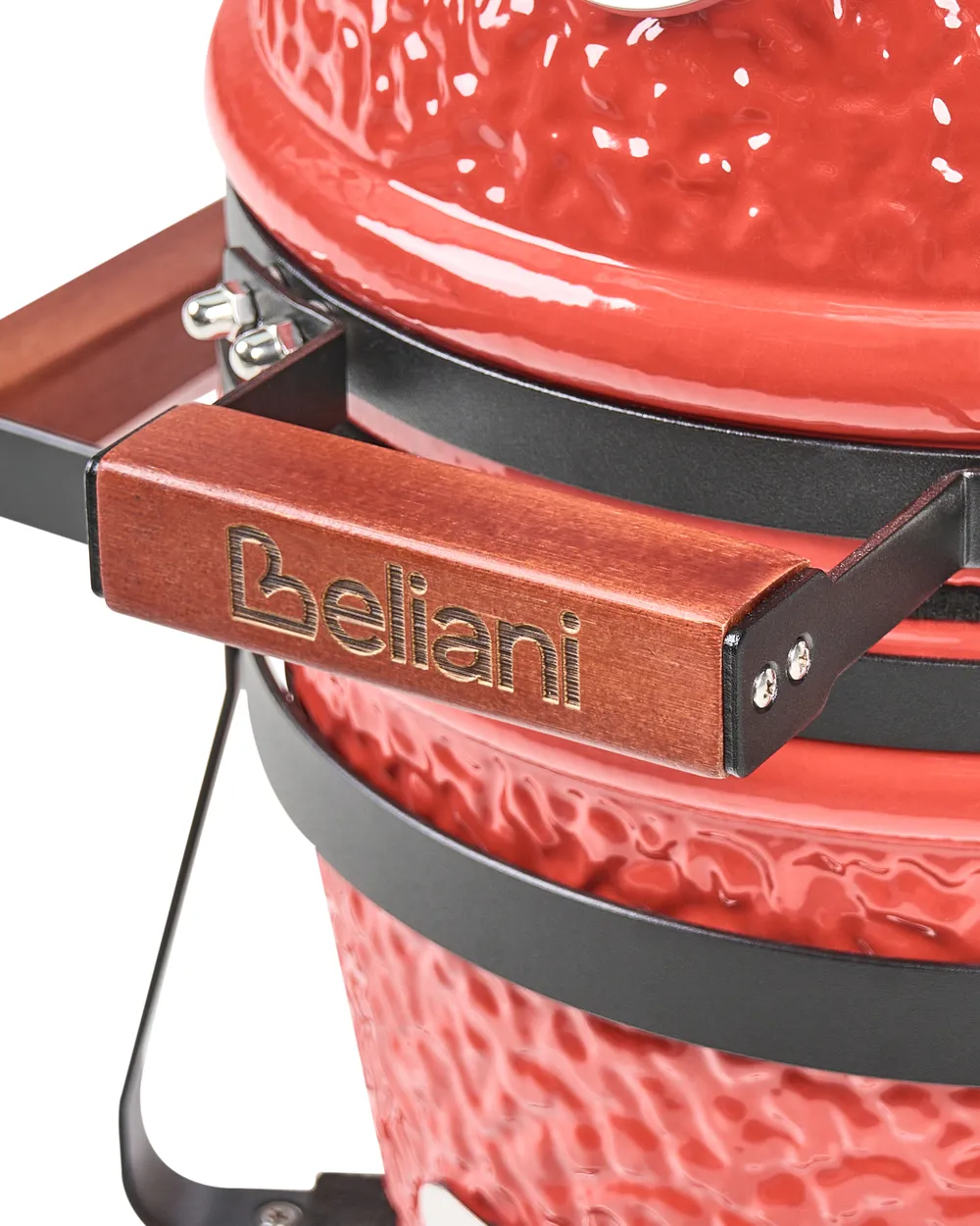 Mini Charcoal BBQ Grill KAMADO Ceramic Red_1007527