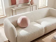 Throw Cushion SALVIA 30 x 30 cm Velvet Pink Solid_1187238