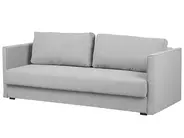 Bäddsoffa 3-sits EKSJO med förvaring Ljusgrå_729039