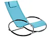 Rocking Sun Lounger CAMPO Metal Turquoise