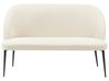 Dining Bench 2 Seater OSBY Fabric Light Beige