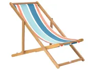 Set of 2 Sun Lounger Replacement Fabrics ANZIO/AVELLINO 113 x 44 cm Multicolour_1073717