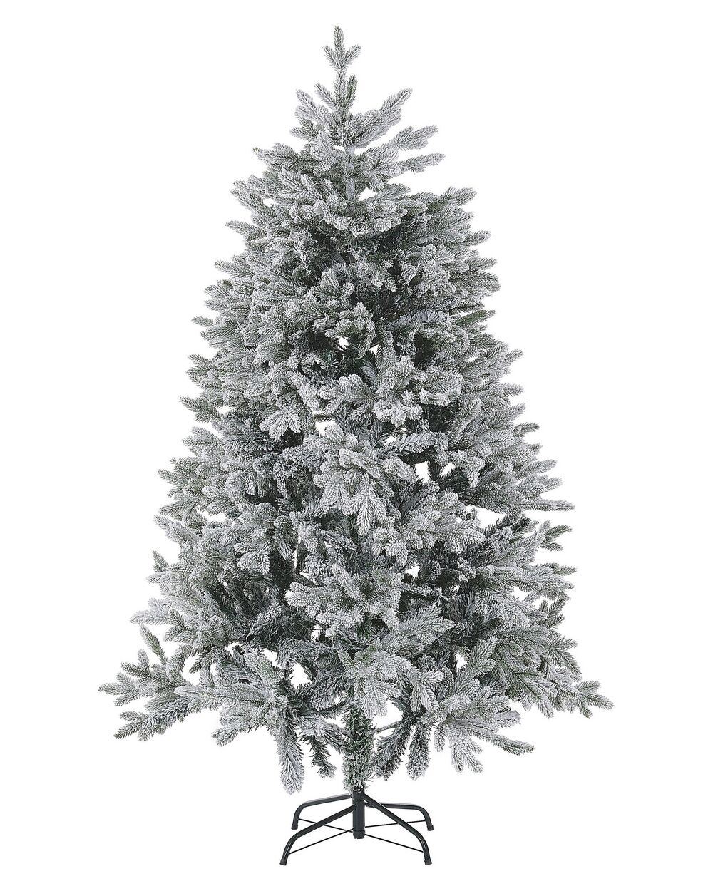 Snöklädd konstgjord julgran FORAKER 180 cm Vit