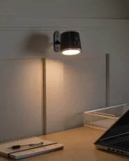 Trådlös LED-bordslampa LIBRA med dimmer Svart_1018883