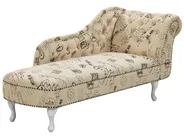 Right-Hand Chaise Longue NIMES Fabric Beige_763930