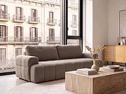 Sofa 3-seter NARILLA Bouclé Gråbrun_1161467